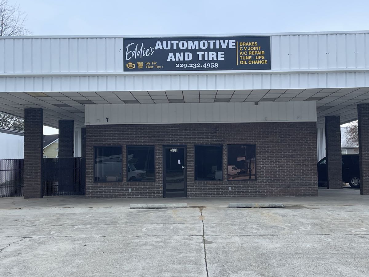 Eddie's Automotive and Tire Repair shopfront in Valdosta, GA